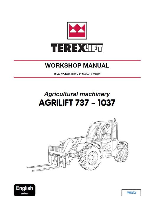 Product picture TEREX AGRILIFT 737-1037 WORK SHOP MANUAL