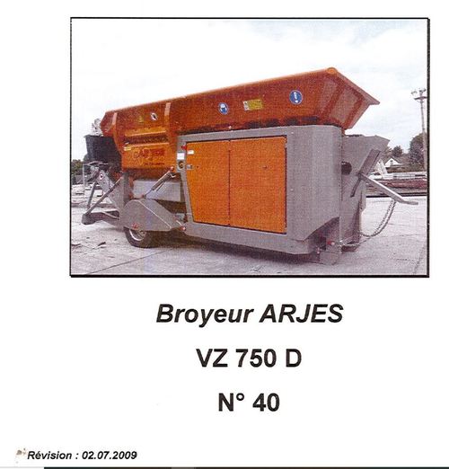 Product picture BROYEUR ARJES V750