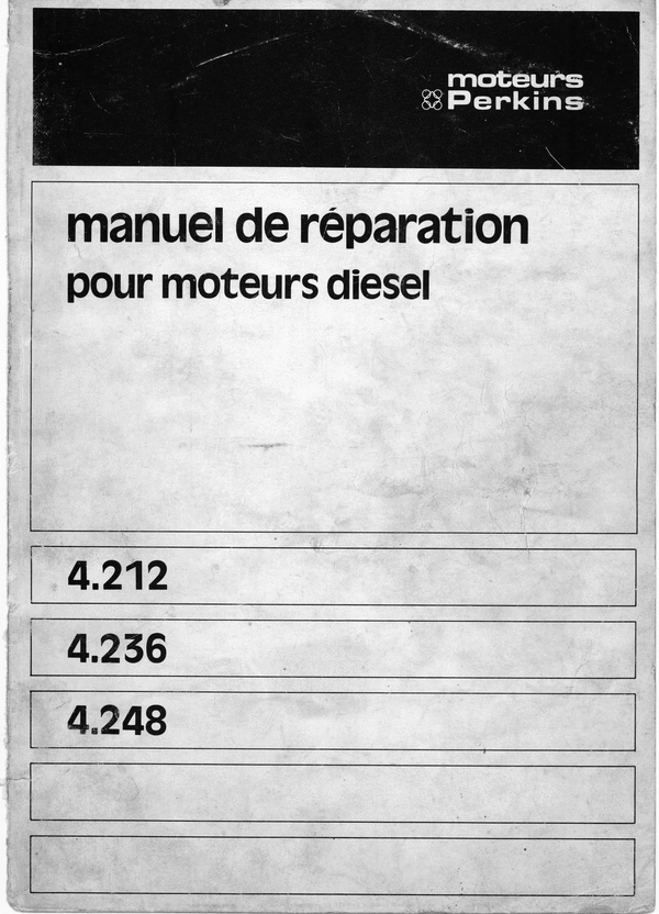Product picture PERKINS moteurs 4.212  4.236  4.248